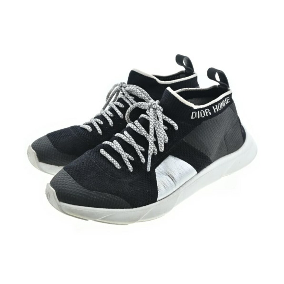 DIOR HOMME - Dior Homme スニーカー -(26cm位) 黒xシルバーx赤 DIOR HOMME - Dior Homme スニーカー -(26cm位) 黒xシルバーx赤