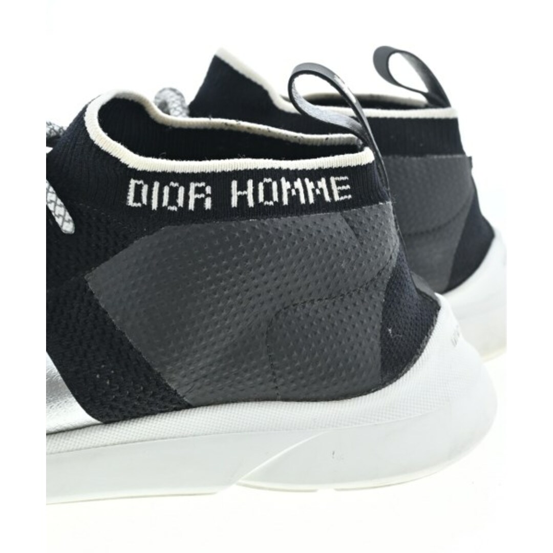 DIOR HOMME - Dior Homme スニーカー -(26cm位) 黒xシルバーx赤 DIOR HOMME - Dior Homme スニーカー -(26cm位) 黒xシルバーx赤