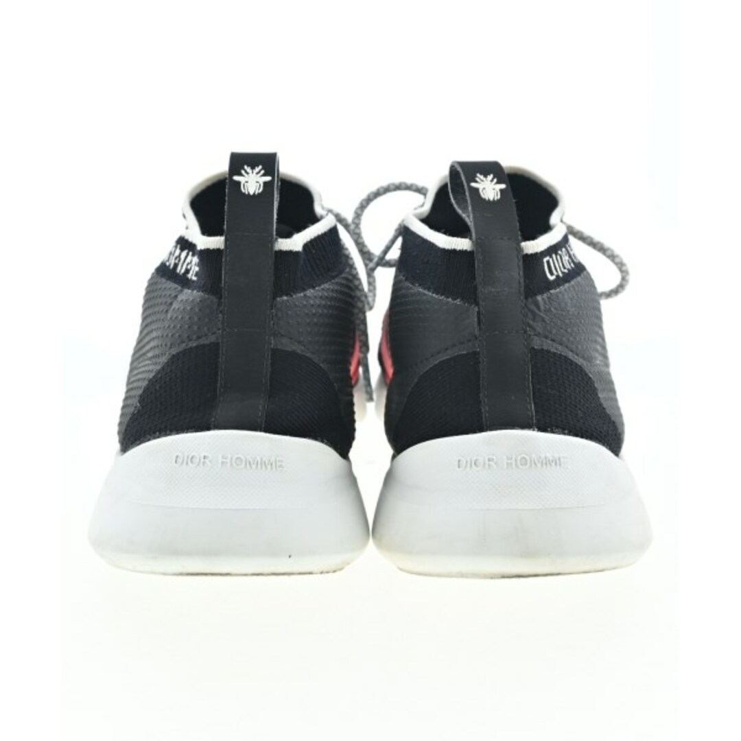 DIOR HOMME - Dior Homme スニーカー -(26cm位) 黒xシルバーx赤 DIOR HOMME - Dior Homme スニーカー -(26cm位) 黒xシルバーx赤