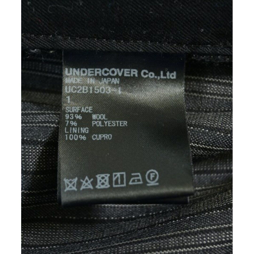 UNDERCOVER - UNDER COVER スラックス 1(S位) グレー(ストライプ UNDERCOVER - UNDER COVER スラックス 1(S位) グレー(ストライプ