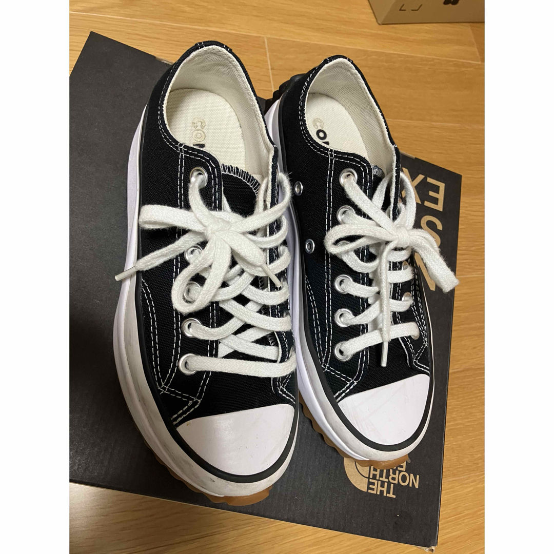 CONVERSE - 韓国 コンバース ランスターハイ 黒 23.5センチの CONVERSE - 韓国 コンバース ランスターハイ 黒 23.5センチの