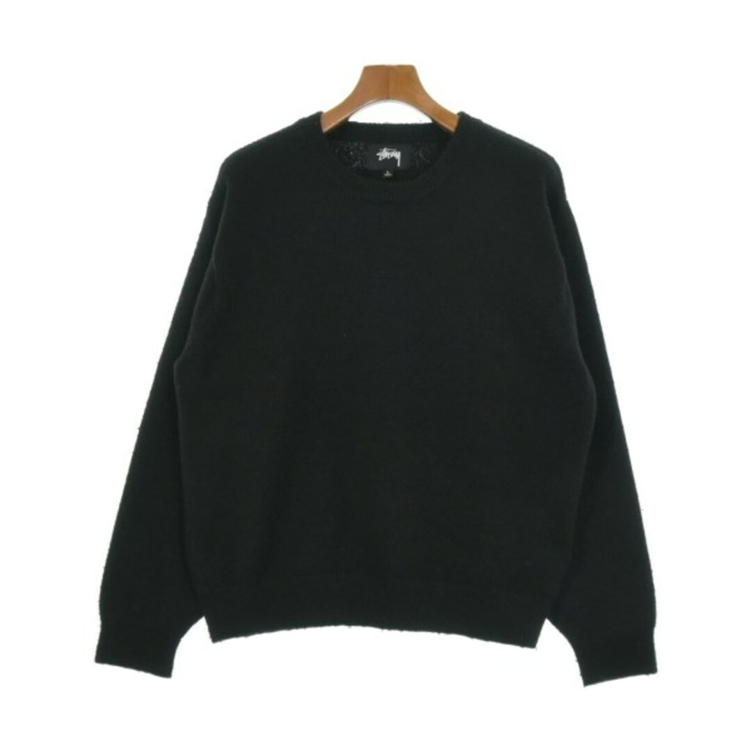 STUSSY - STUSSY ステューシー ニット・セーター L 黒 【古着 STUSSY - STUSSY ステューシー ニット・セーター L 黒 【古着
