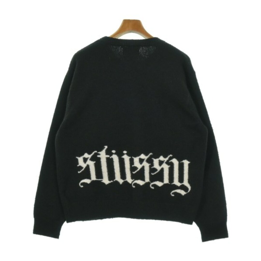 STUSSY - STUSSY ステューシー ニット・セーター L 黒 【古着 STUSSY - STUSSY ステューシー ニット・セーター L 黒 【古着