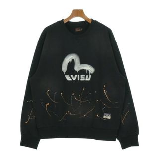 EVISU - EVISU エビス スウェット XL 黒等 【古着】【中古】の EVISU - EVISU エビス スウェット XL 黒等 【古着】【中古】の