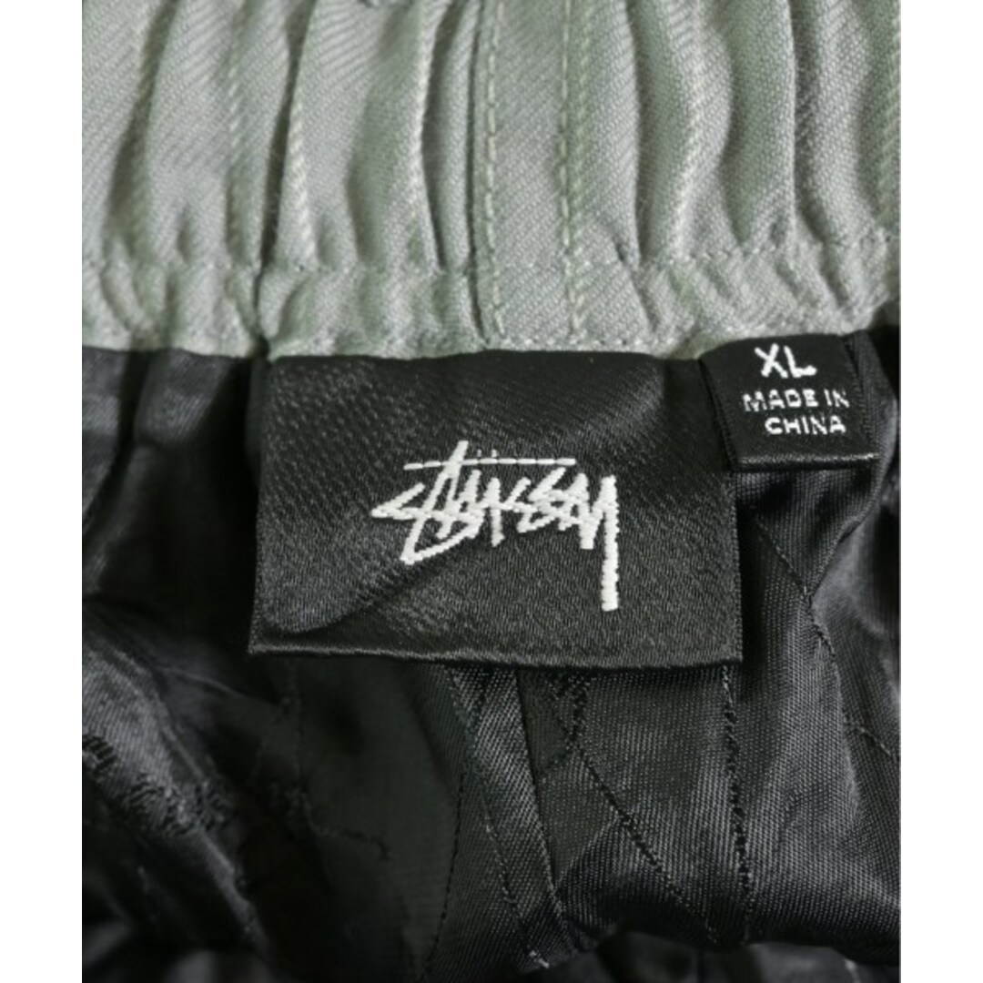 STUSSY - STUSSY ステューシー パンツ(その他) XL グレーx白 STUSSY - STUSSY ステューシー パンツ(その他) XL グレーx白