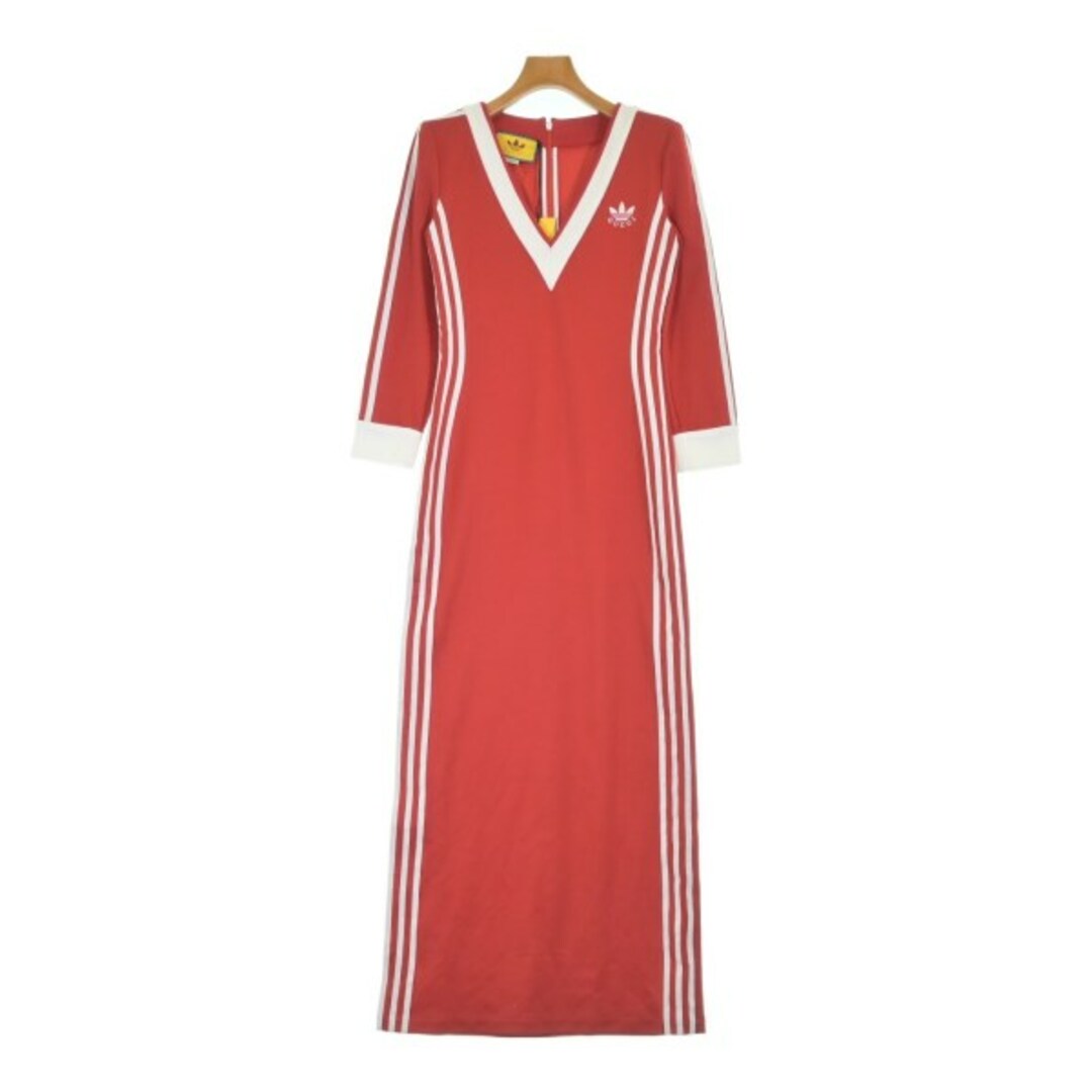 GUCCI - GUCCI グッチ ワンピース XS 赤x白 【古着】【中古】の GUCCI - GUCCI グッチ ワンピース XS 赤x白 【古着】【中古】の