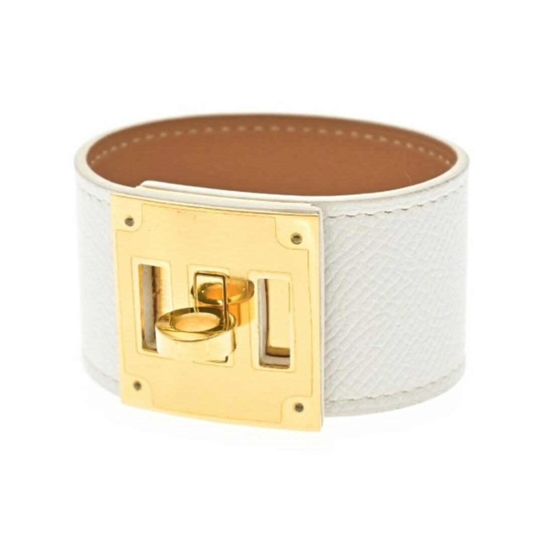 おトク情報がいっぱい! HERMES 【古着 白 - ブレスレット・バングル エルメス HERMES - ブレスレット、バングル