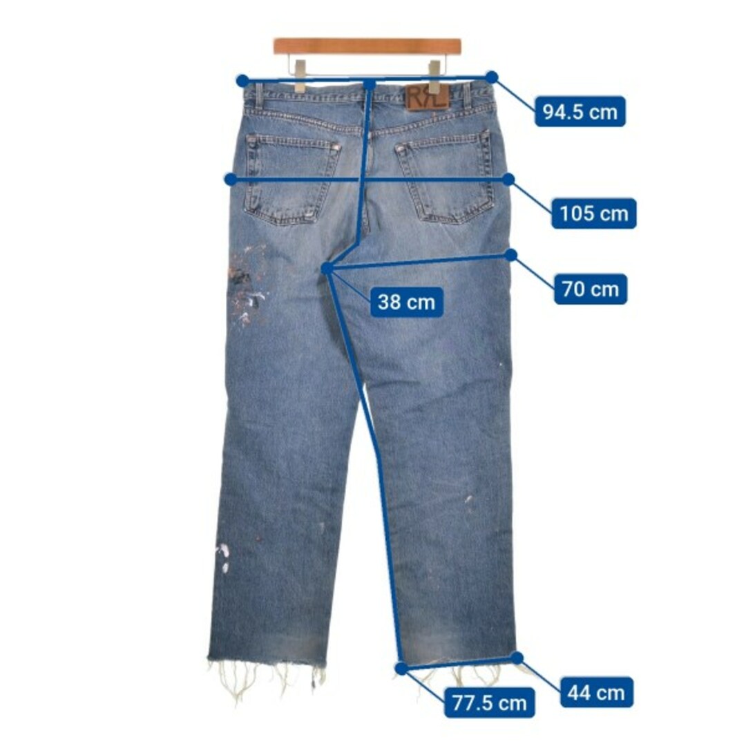 RRL - RRL ダブルアールエル デニムパンツ -(XL位) インディゴ RRL - RRL ダブルアールエル デニムパンツ -(XL位) インディゴ