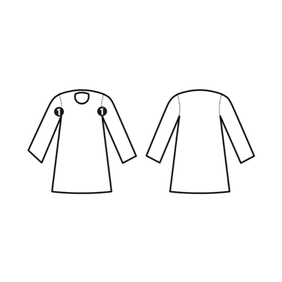 RED VALENTINO - RED VALENTINO ワンピース 38(S位) 黒x白(総柄 RED VALENTINO - RED VALENTINO ワンピース 38(S位) 黒x白(総柄