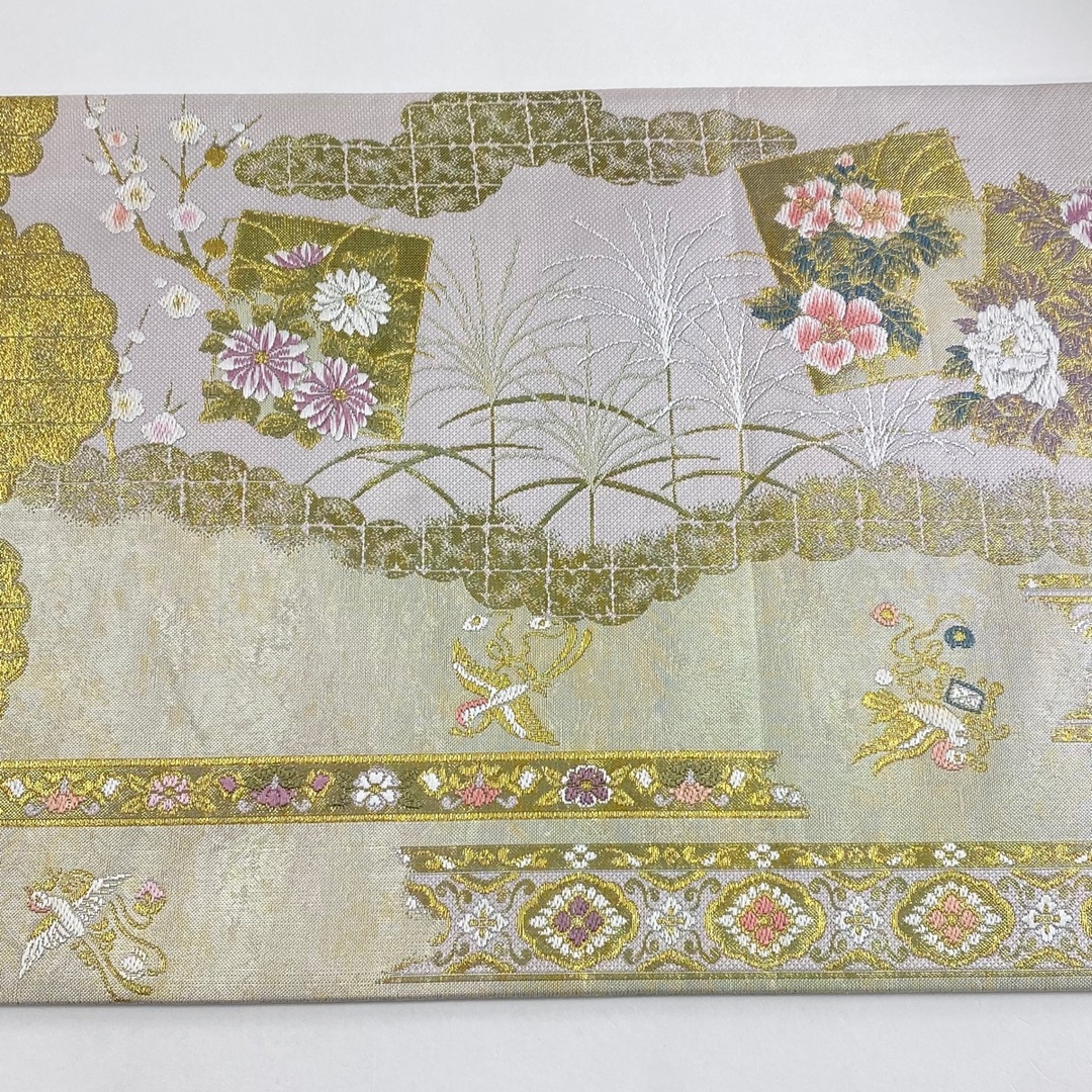 袋帯 名品 お太鼓柄 正絹 【中古】の通販 by バイセル ラクマ店 袋帯 名品 お太鼓柄 正絹 【中古】の通販 by バイセル ラクマ店