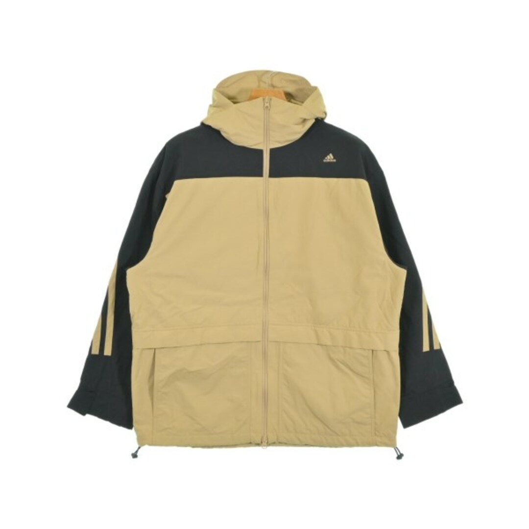 adidas - adidas アディダス マウンテンパーカー M ベージュx黒 adidas - adidas アディダス マウンテンパーカー M ベージュx黒