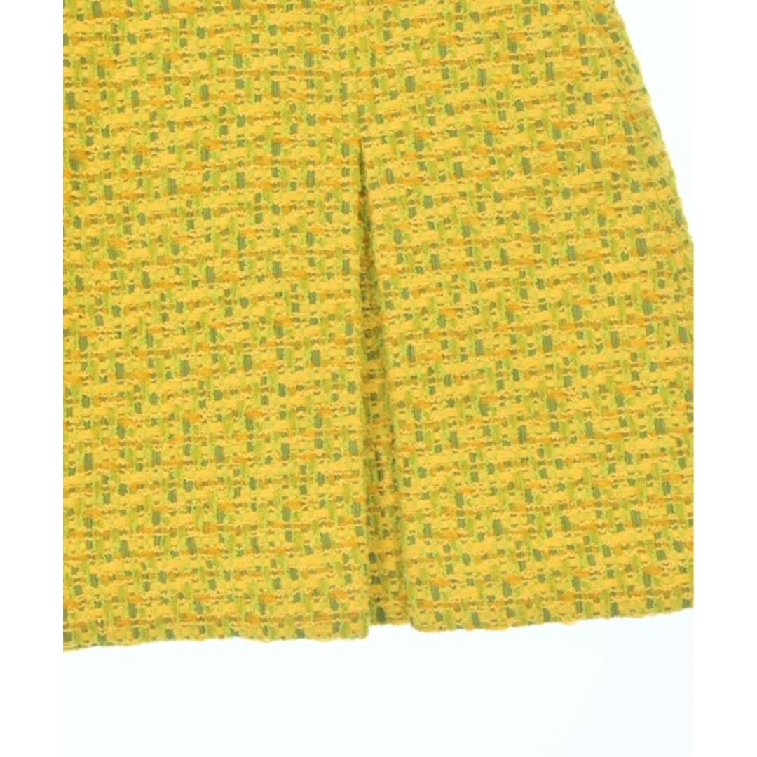 GUCCI - GUCCI グッチ ミニスカート 36(XS位) 黄x緑(ツイード GUCCI - GUCCI グッチ ミニスカート 36(XS位) 黄x緑(ツイード
