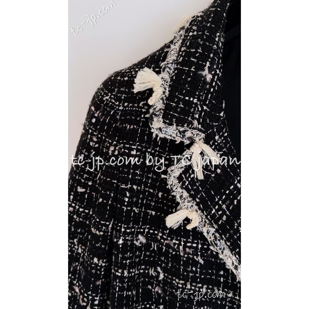 CHANEL - シャネル ジャケット CHANEL ブラック クリーム CHANEL - シャネル ジャケット CHANEL ブラック クリーム