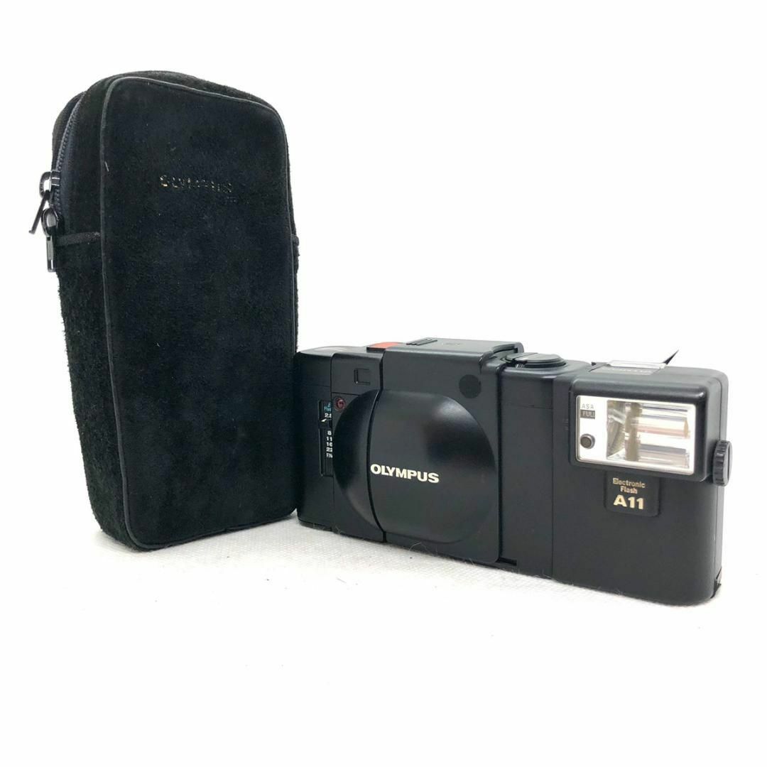 OLYMPUS - 【C6410】OLYMPUS オリンパス XA + A11 フイルム OLYMPUS - 【C6410】OLYMPUS オリンパス XA + A11 フイルム