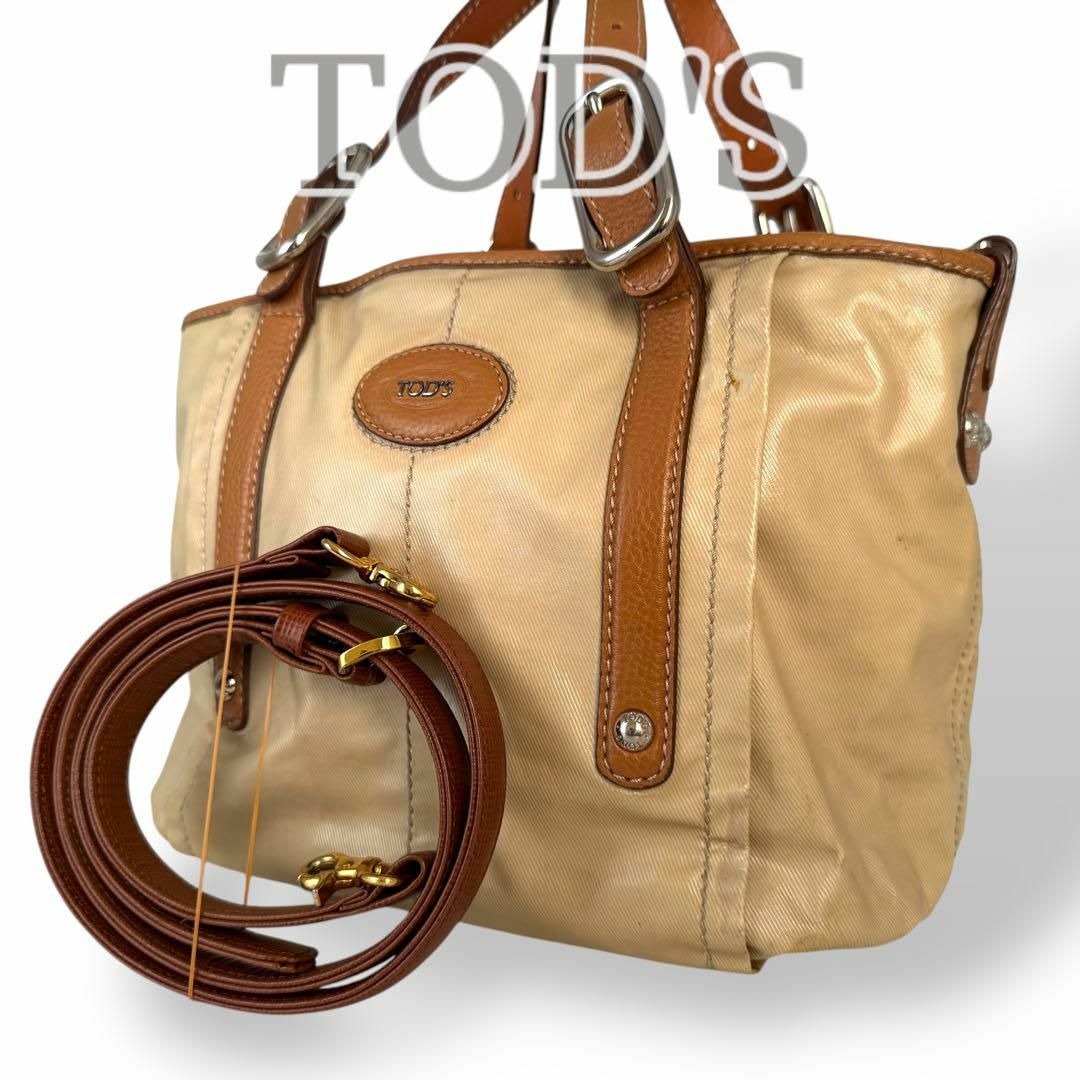 TOD'S - AI43 トッズ TOD'S 2way ショルダーバッグ エナメル TOD'S - AI43 トッズ TOD'S 2way ショルダーバッグ エナメル