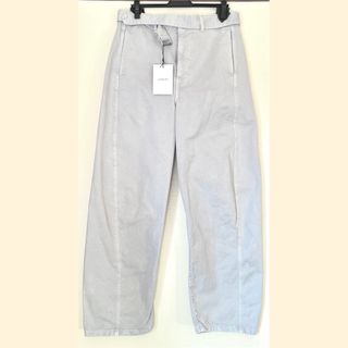 LEMAIRE - 25SS ルメール LEMAIRE ツイストベルテッドパンツ M LEMAIRE - 25SS ルメール LEMAIRE ツイストベルテッドパンツ M