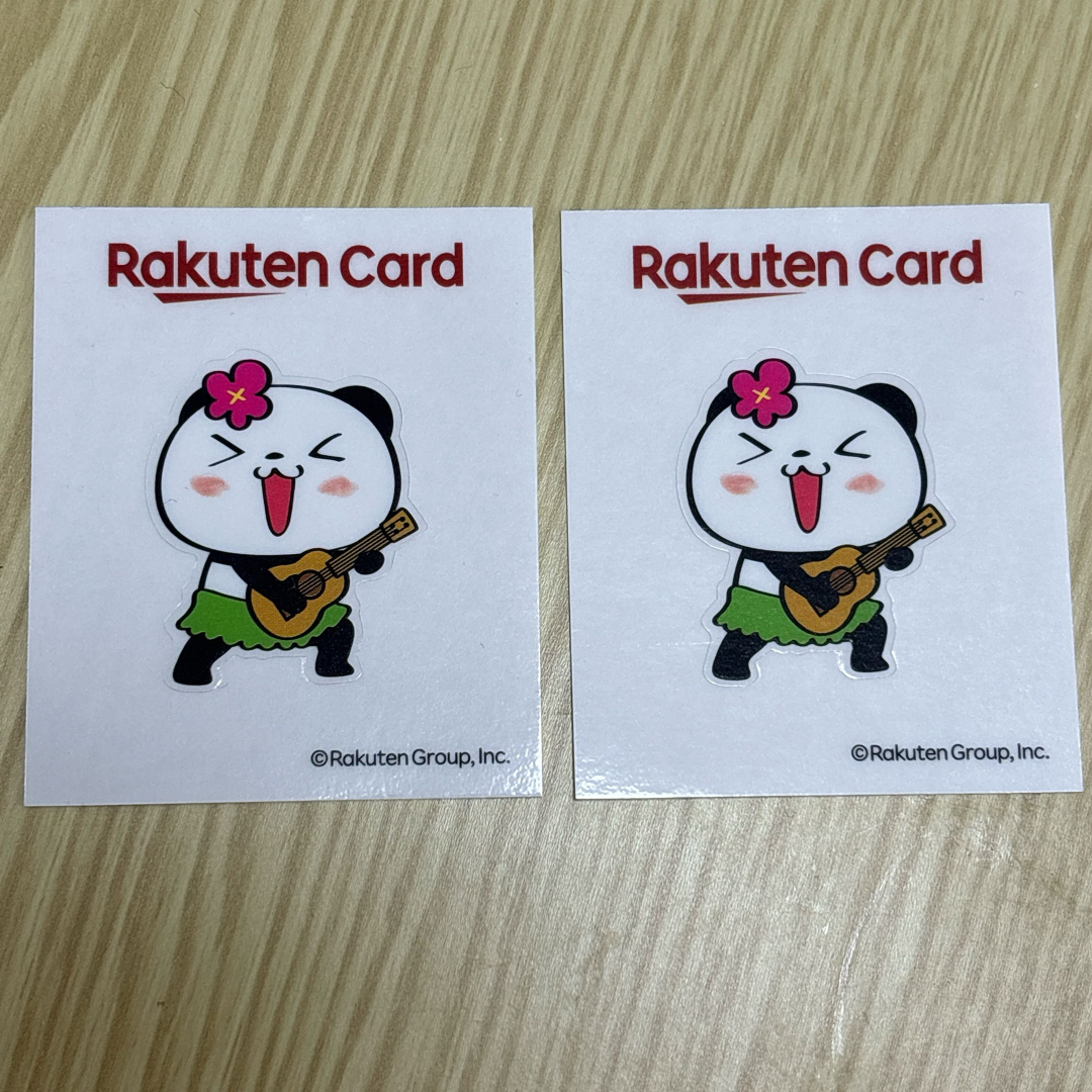 楽天パンダ ステッカー エンタメ/ホビーのおもちゃ/ぬいぐるみ(キャラクターグッズ)の商品写真