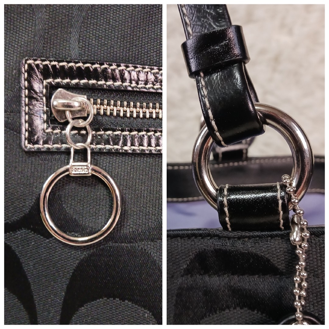 【美品】COACH コーチ シグネチャー トートバッグ 大容量 F14863 COACH - 【美品】COACH コーチ シグネチャー トートバッグ 大