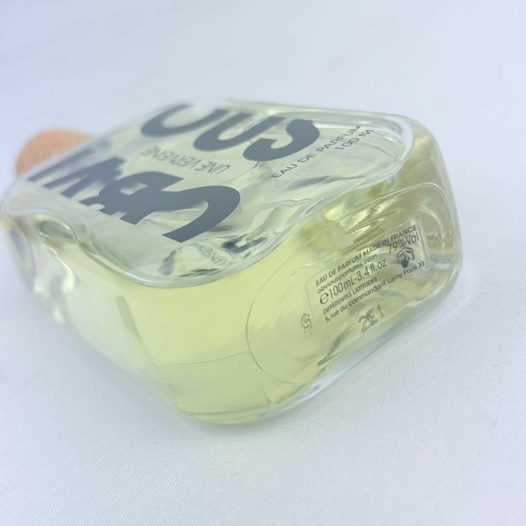OBVIOUS ユヌ ヴェルヴェーヌ UNE VERVENE 香水 100mlの通販 by OBVIOUS ユヌ ヴェルヴェーヌ UNE VERVENE 香水 100mlの通販 by