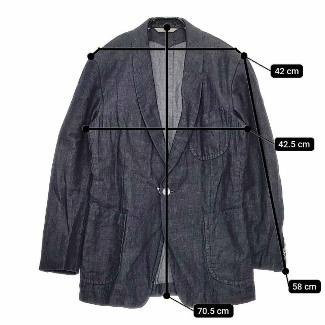 PAUL SMITH COLLECTION コットンリネン デニム テーラード PAUL SMITH COLLECTION コットンリネン デニム テーラード