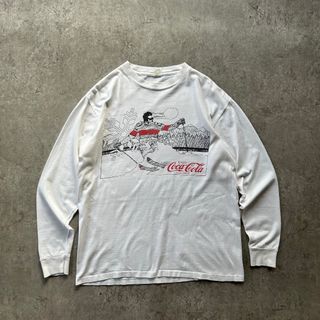 ベルバシーン(VELVA SHEEN)の80s ベルバシーン 企業tシャツ/ロンt USA製 L コカコーラ(Tシャツ/カットソー(七分/長袖))