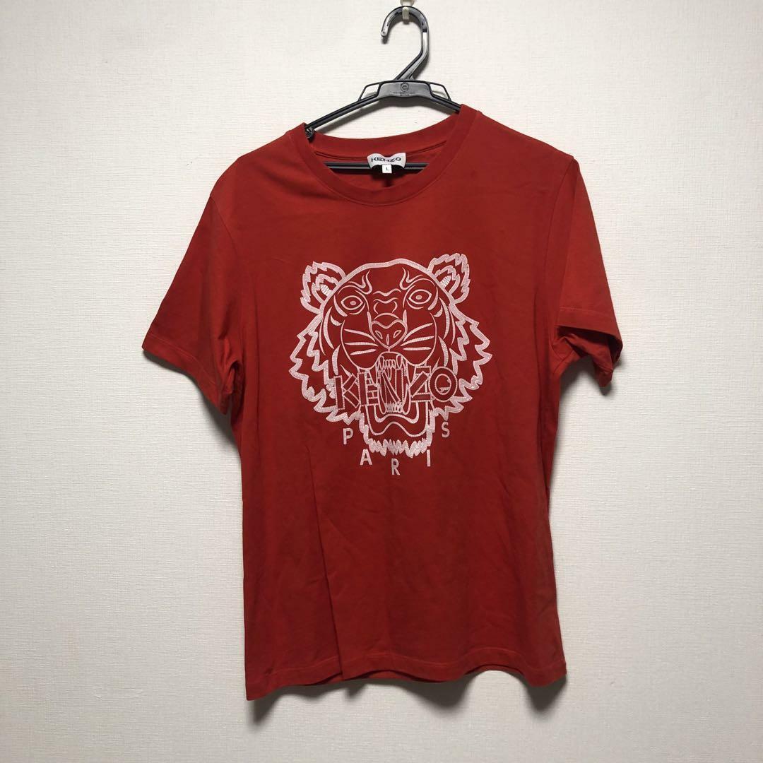 KENZO - KENZO ◇ ケンゾー メンズTシャツ 虎 タイガー L 赤 KENZO - KENZO ◇ ケンゾー メンズTシャツ 虎 タイガー L 赤