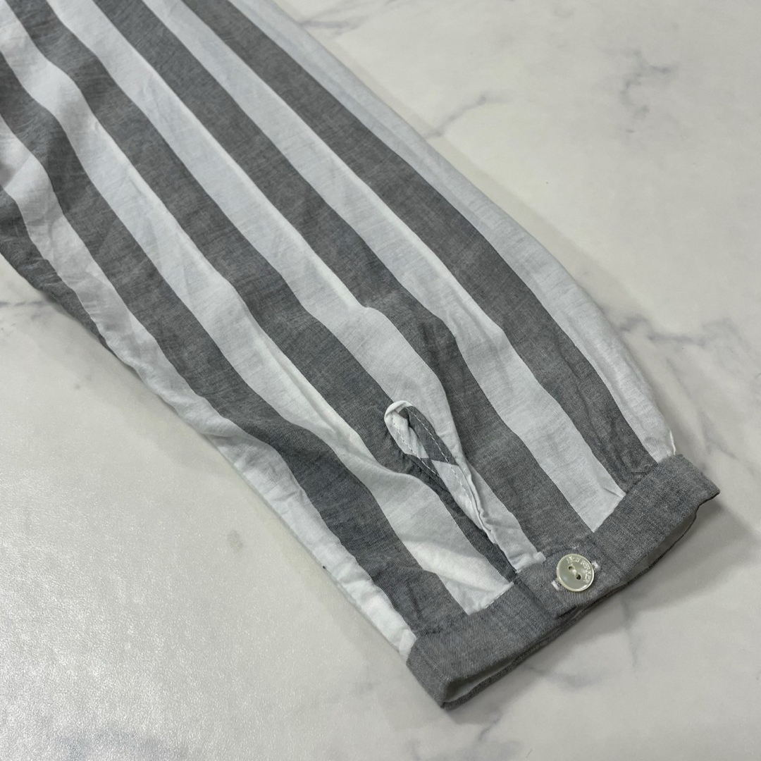NEWYORKERBLUE 切替 ストライプ タック 七分袖 ブラウス 9 レディースのトップス(シャツ/ブラウス(長袖/七分))の商品写真