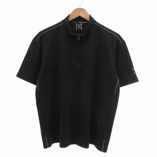オークリー(Oakley)のオークリー OAKLEY ポロシャツ 半袖 ハーフジップ ゴルフフェア XL(ポロシャツ)