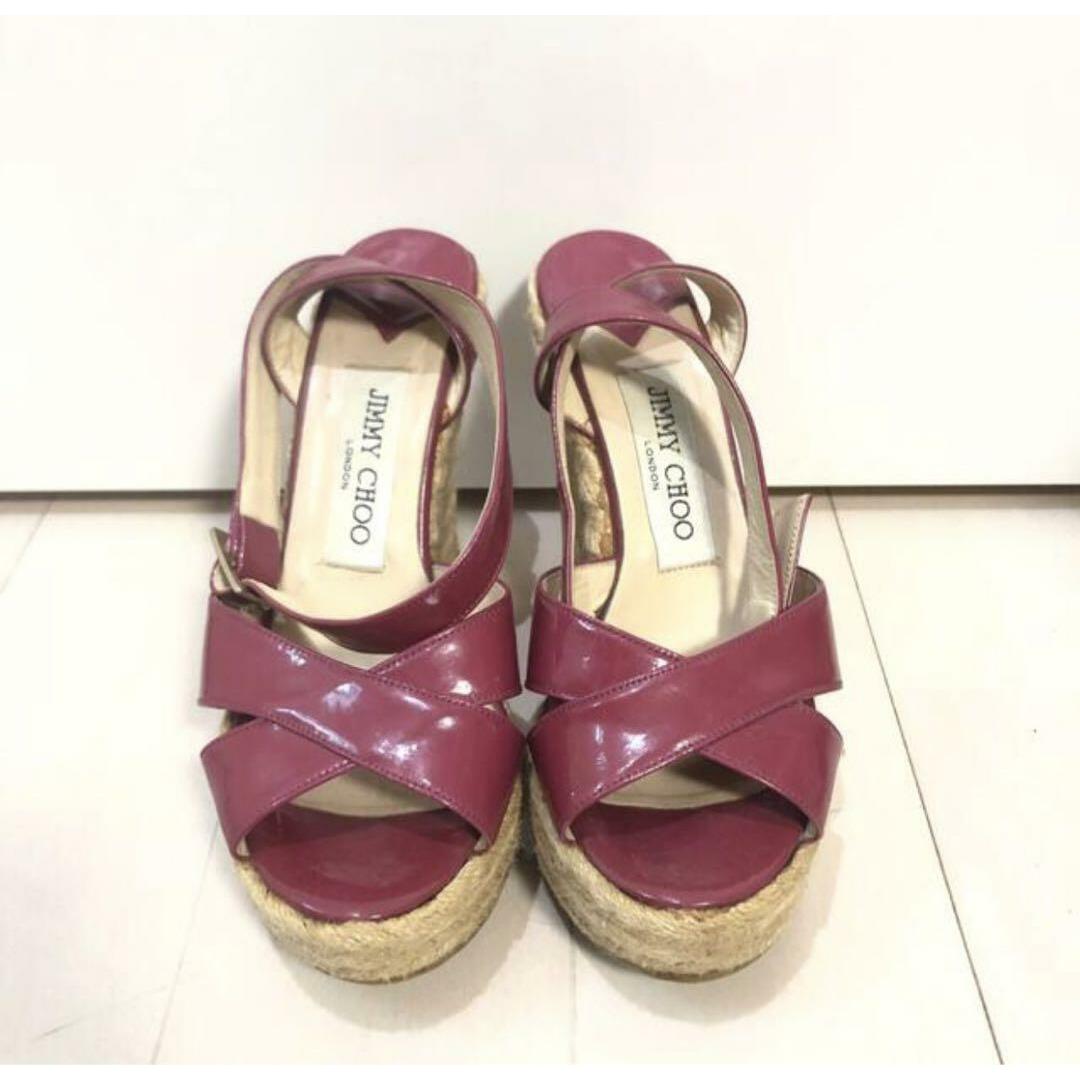 JIMMY CHOO - JIMMY CHOO ◇ ジミーチュウ エナメルピンク JIMMY CHOO - JIMMY CHOO ◇ ジミーチュウ エナメルピンク