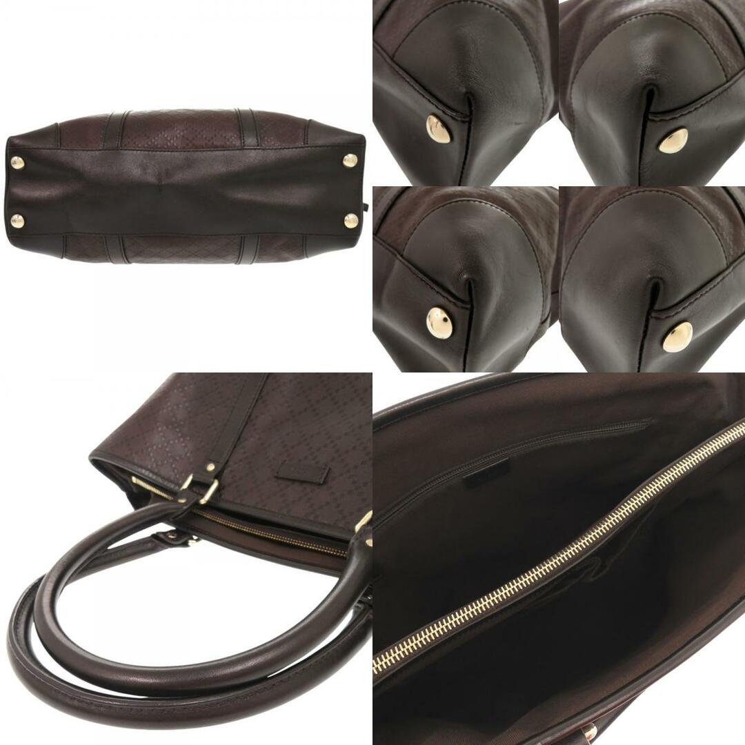 GUCCI - 美品 グッチ ディアマンテ 223668 レザー ダーク GUCCI - 美品 グッチ ディアマンテ 223668 レザー ダーク