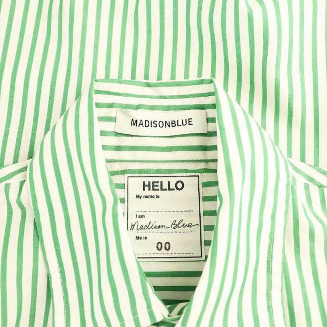 MADISONBLUE - マディソンブルー J.BRADLEY CUFF SH STRIPE MADISONBLUE - マディソンブルー J.BRADLEY CUFF SH STRIPE
