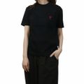 AMI PARIS アミパリス BFUTS035.724 半袖Tシャツ コットン NOIR ユニセックス