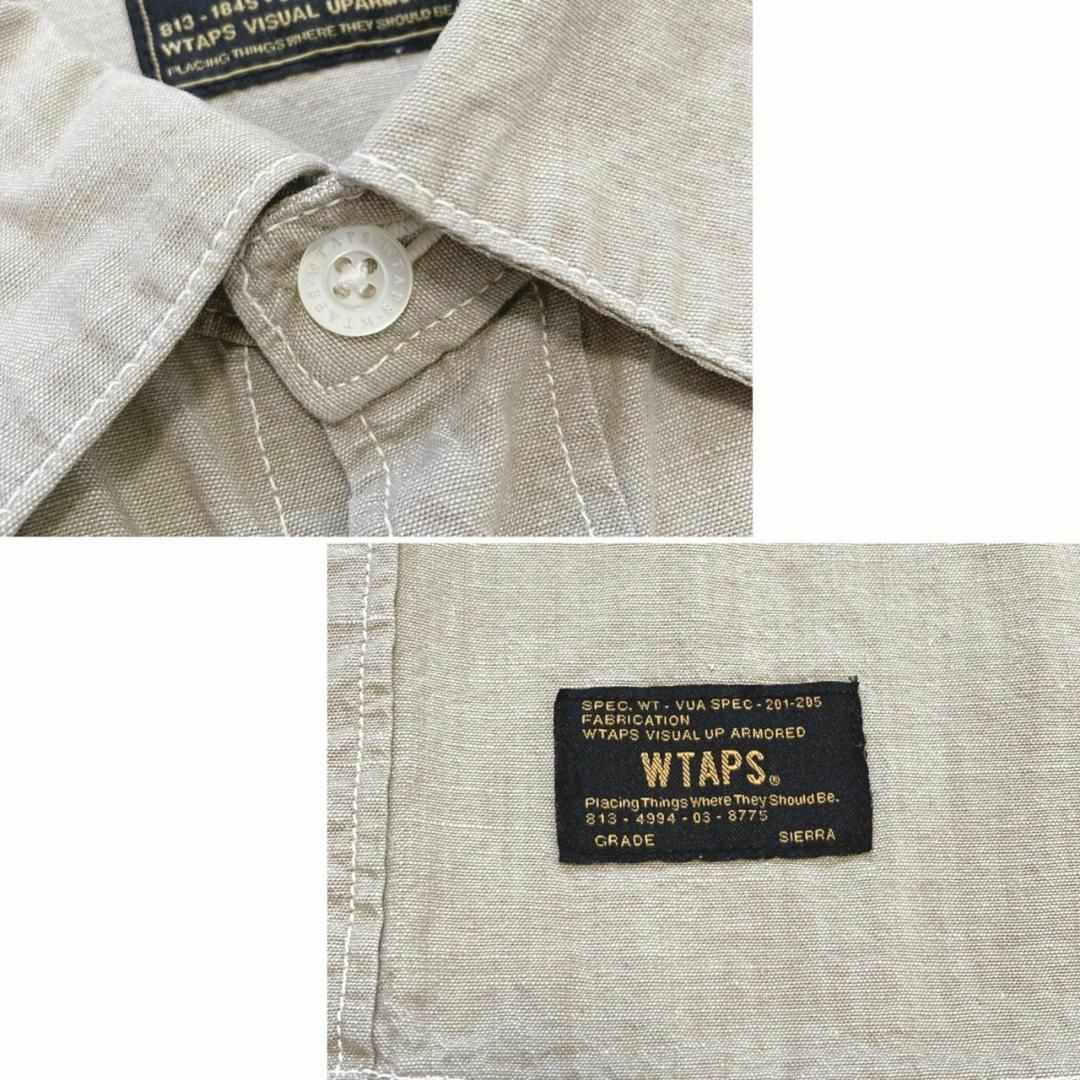W)taps - WTAPS SEAGULL SHIRT CHAMBRAY ベージュ Sの通販 by W)taps - WTAPS SEAGULL SHIRT CHAMBRAY ベージュ Sの通販 by
