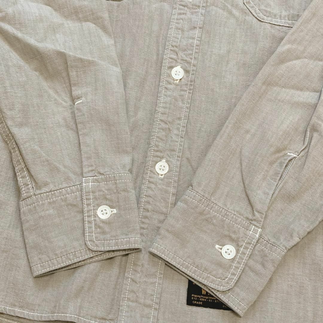 W)taps - WTAPS SEAGULL SHIRT CHAMBRAY ベージュ Sの通販 by W)taps - WTAPS SEAGULL SHIRT CHAMBRAY ベージュ Sの通販 by