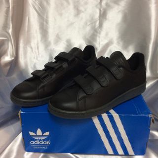 アディダス(adidas)の新品 22.5cm adidas アディダス スタンスミス ベルクロ ブラック(スニーカー)