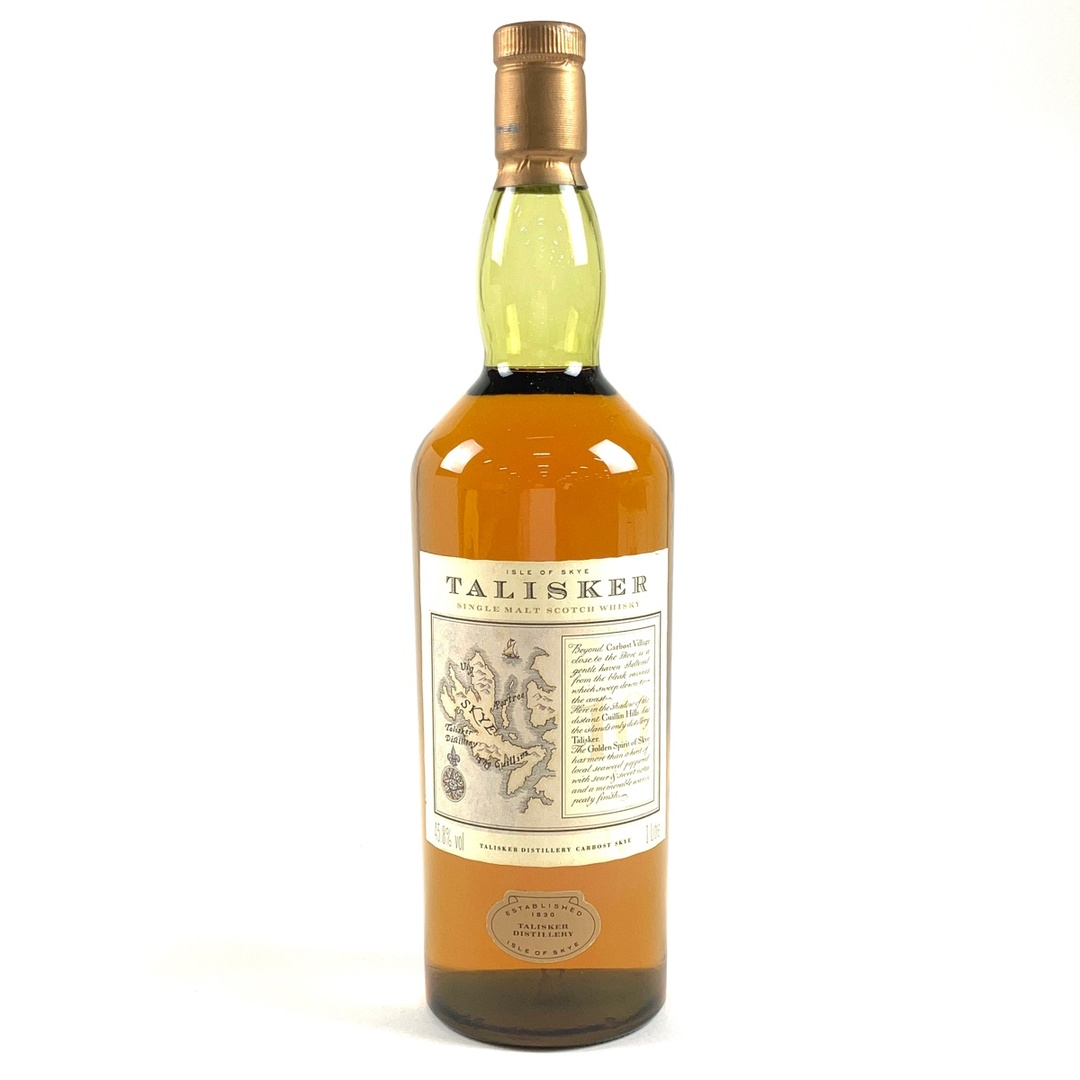 タリスカー TALISKER 10年 マップラベル 旧ボトル 1000mlの通販 タリスカー TALISKER 10年 マップラベル 旧ボトル 1000mlの通販