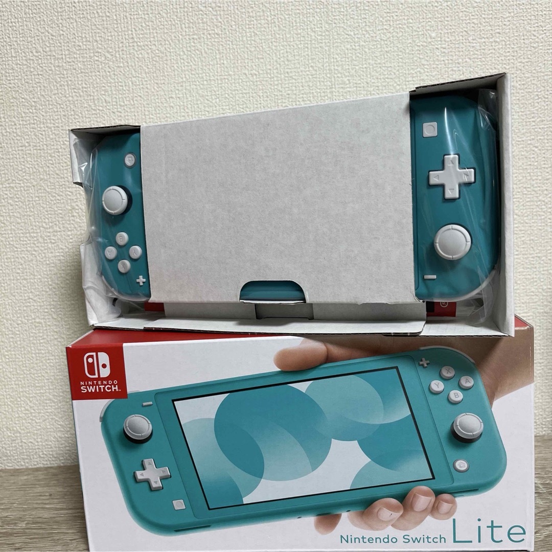 任天堂 - 【ほぼ未使用品】Nintendo Switch Lite ターコイズの 任天堂 - 【ほぼ未使用品】Nintendo Switch Lite ターコイズの