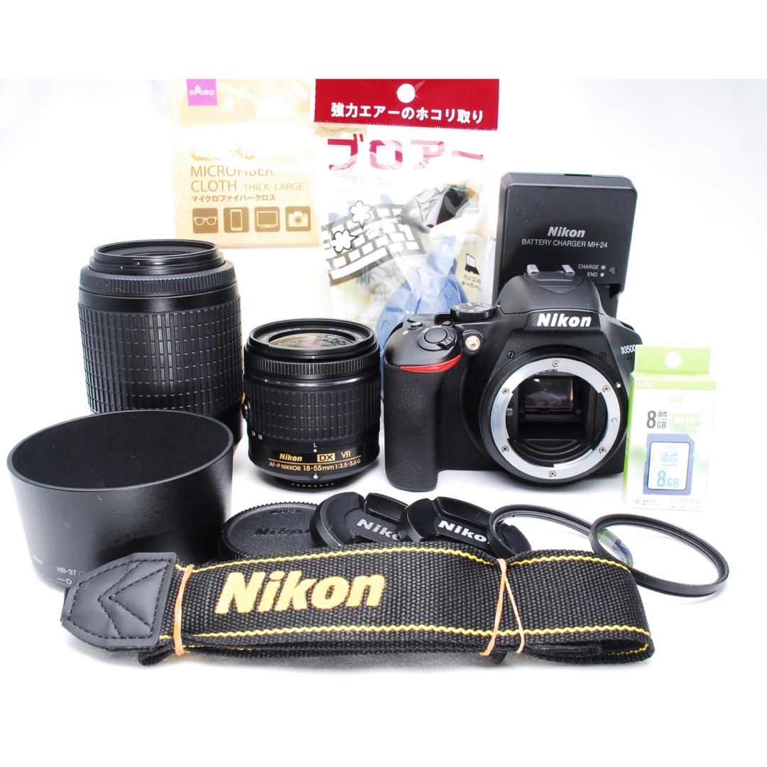 Nikon - 【新品級】Nikon d3500 ダブルレンズ Bluetooth 初心者 Nikon - 【新品級】Nikon d3500 ダブルレンズ Bluetooth 初心者