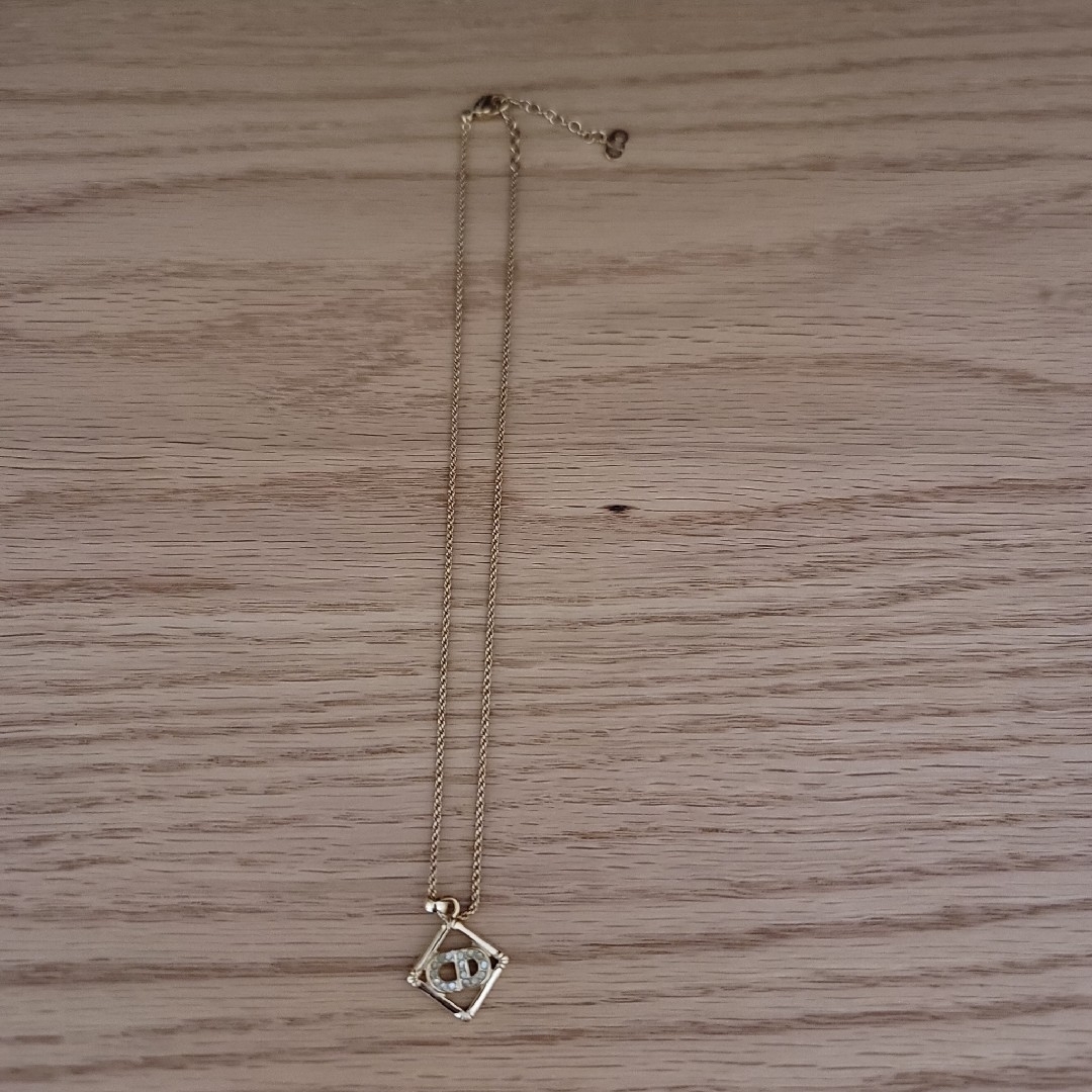 Christian Dior - 美品 Christian Dior ネックレス CDロゴ Christian Dior - 美品 Christian Dior ネックレス CDロゴ