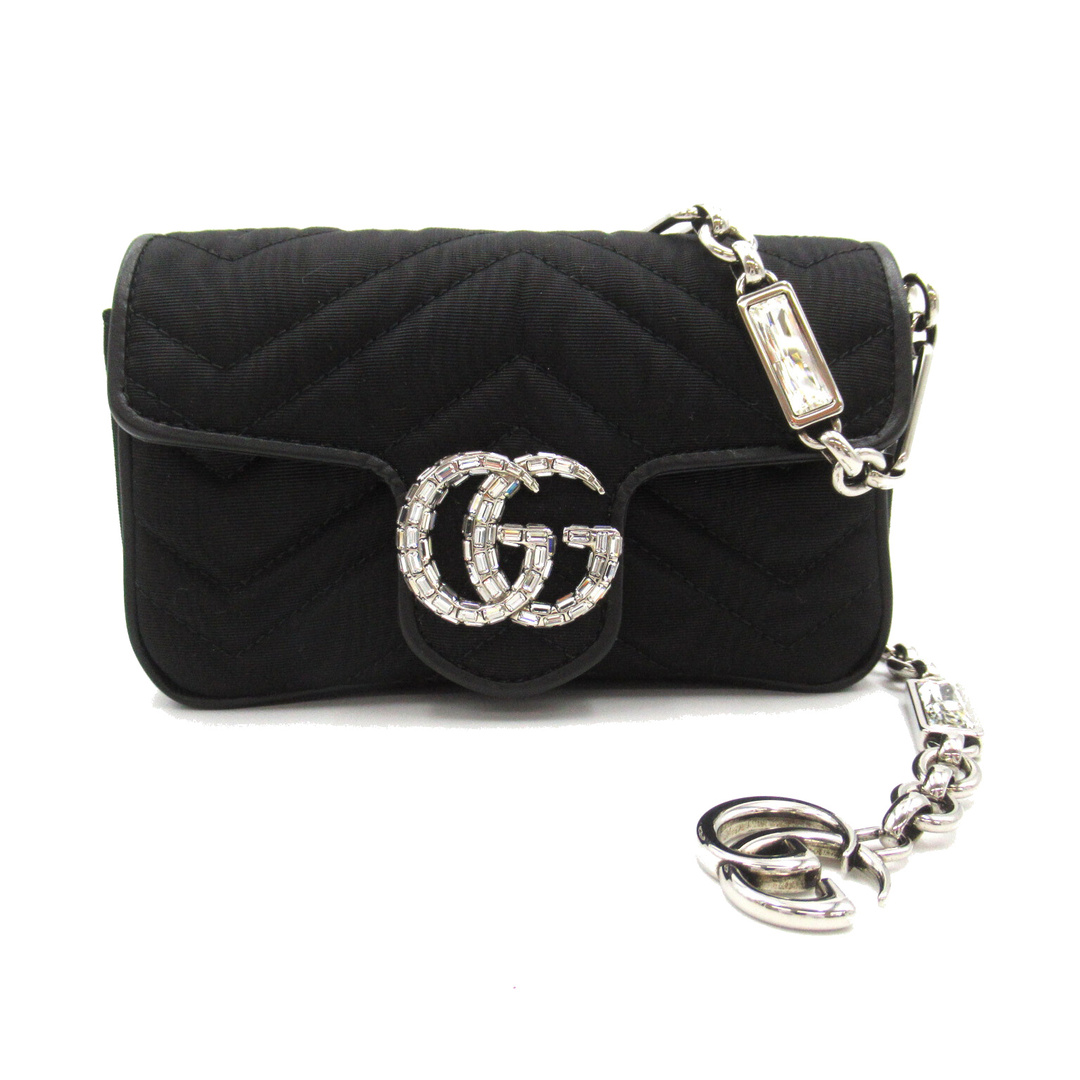GUCCI - グッチ GUCCI GGマーモントウエストバッグ 2wayショルダーバッグ バッグ ナイロン レディース ブラック系 746608FAB7Y1155 【新品】