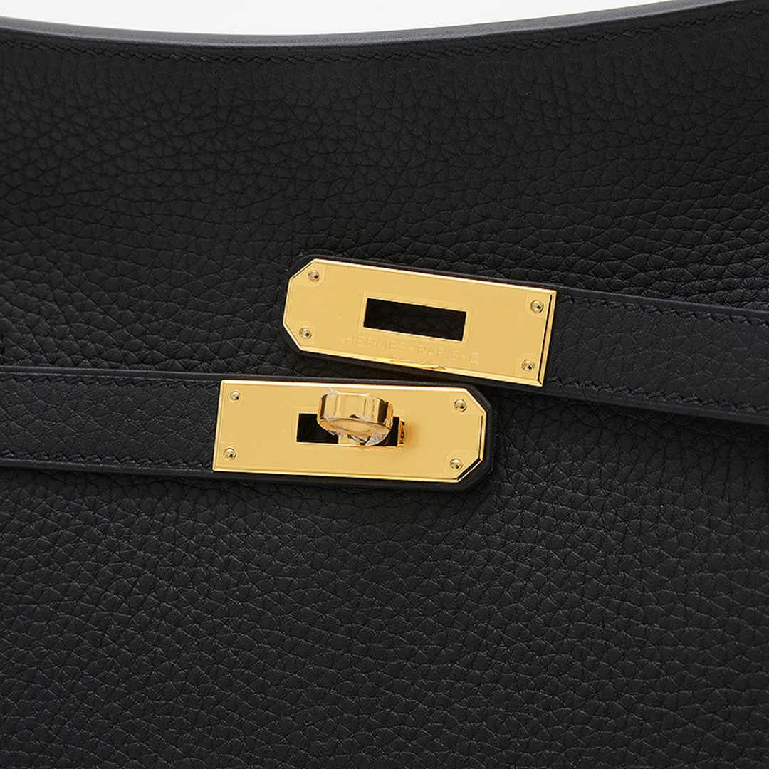 HERMES - エルメス ジプシエール28 トリヨン ブラック ゴールド HERMES - エルメス ジプシエール28 トリヨン ブラック ゴールド