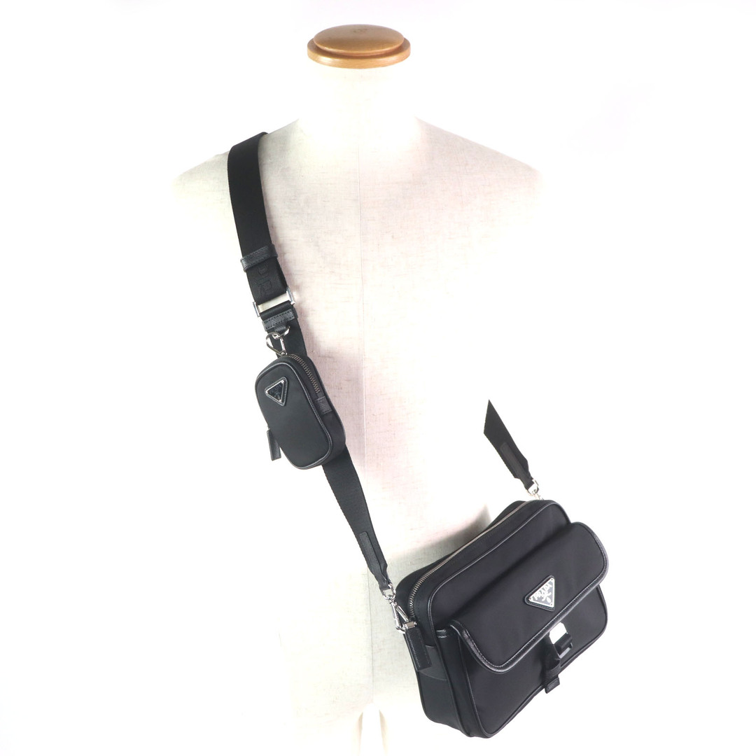 PRADA - 極美品▽PRADA プラダ 2VH133 トライアングルロゴ 三角 PRADA - 極美品▽PRADA プラダ 2VH133 トライアングルロゴ 三角
