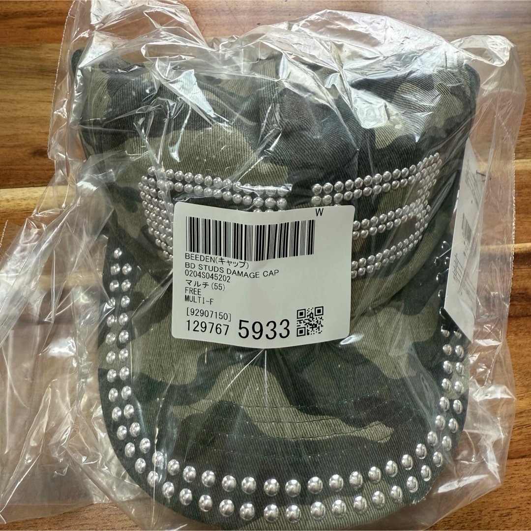 BEEDEN BD STUDS DAMAGE CAP 迷彩 マルチ キャップの通販 by BEEDEN BD STUDS DAMAGE CAP 迷彩 マルチ キャップの通販 by
