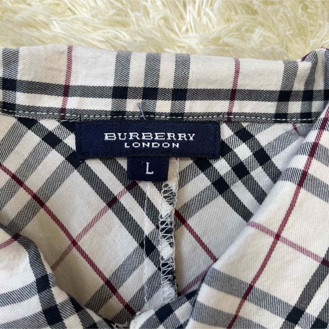 BURBERRY - BURBERRY バーバリーロンドン ノバチェック 七分袖 BURBERRY - BURBERRY バーバリーロンドン ノバチェック 七分袖