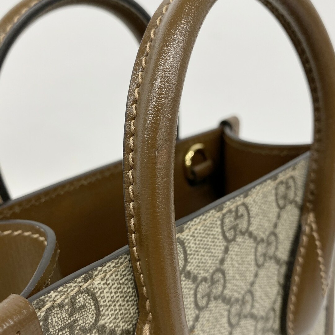 GUCCI - 【5dc3488】グッチ トートバッグ GGスプリーム インター GUCCI - 【5dc3488】グッチ トートバッグ GGスプリーム インター