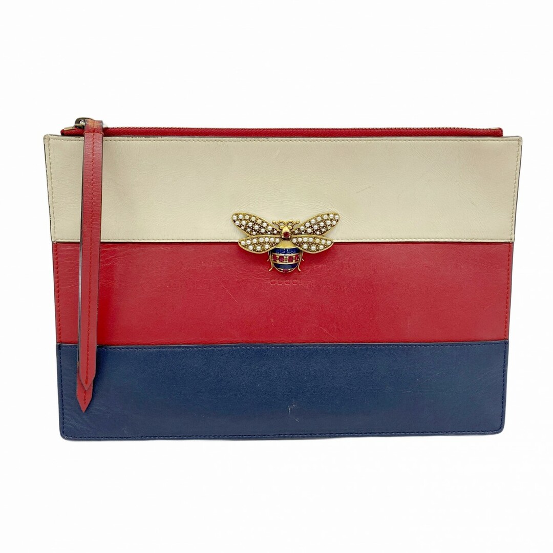 GUCCI - 【5dc3489】グッチ クラッチバッグ 476077 レザー GUCCI - 【5dc3489】グッチ クラッチバッグ 476077 レザー
