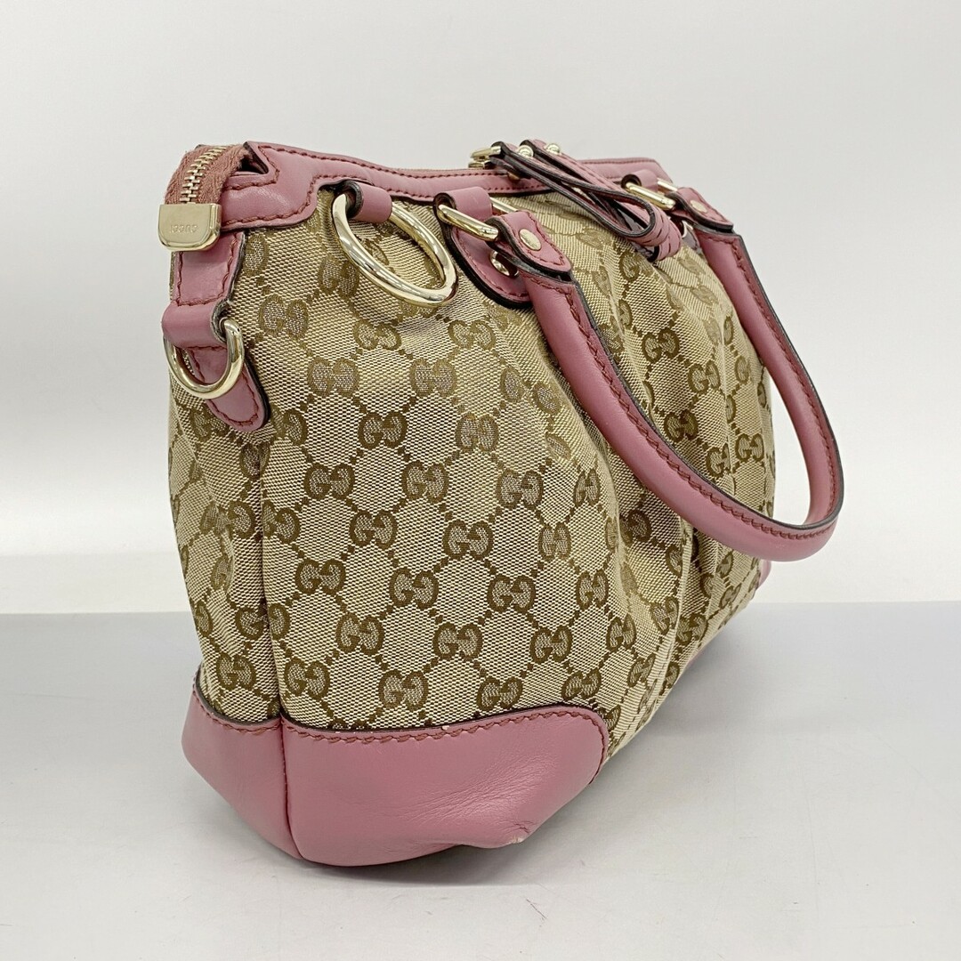 GUCCI - 【5dc3491】グッチ ハンドバッグ GGキャンバス スーキー