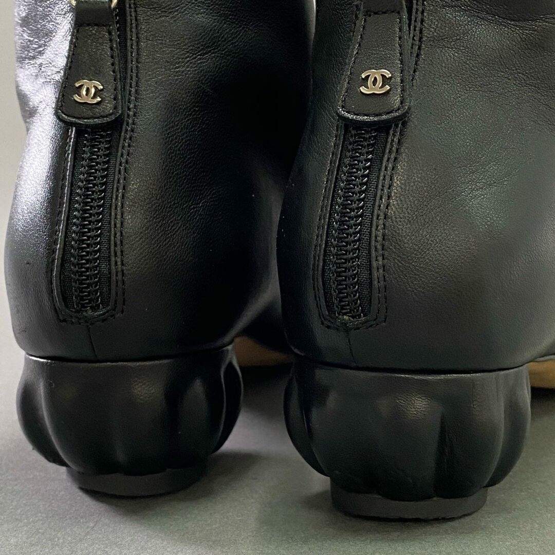 CHANEL - 3d22 CHANEL シャネル ココチャーム スクエアトゥ CHANEL - 3d22 CHANEL シャネル ココチャーム スクエアトゥ