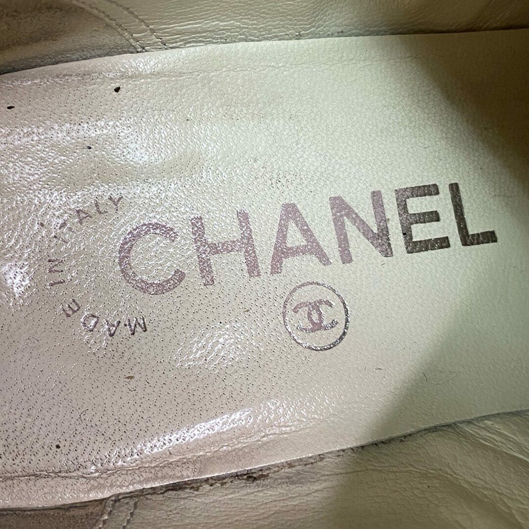 CHANEL - 3d22 CHANEL シャネル ココチャーム スクエアトゥ CHANEL - 3d22 CHANEL シャネル ココチャーム スクエアトゥ