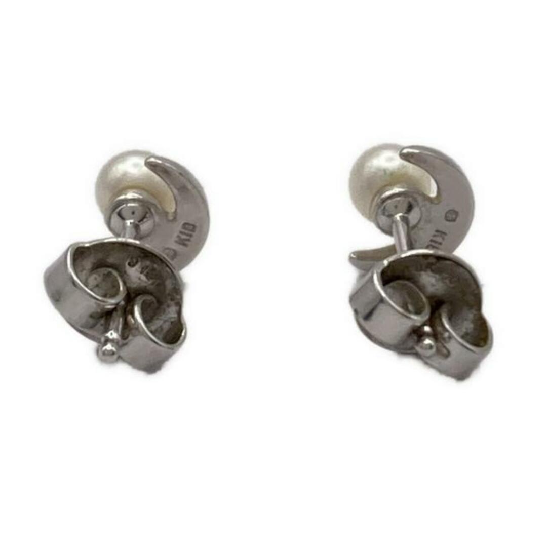 MIKIMOTO - mikimoto(ミキモト) ピアス美品 - K18WG×白の通販 by MIKIMOTO - mikimoto(ミキモト) ピアス美品 - K18WG×白の通販 by